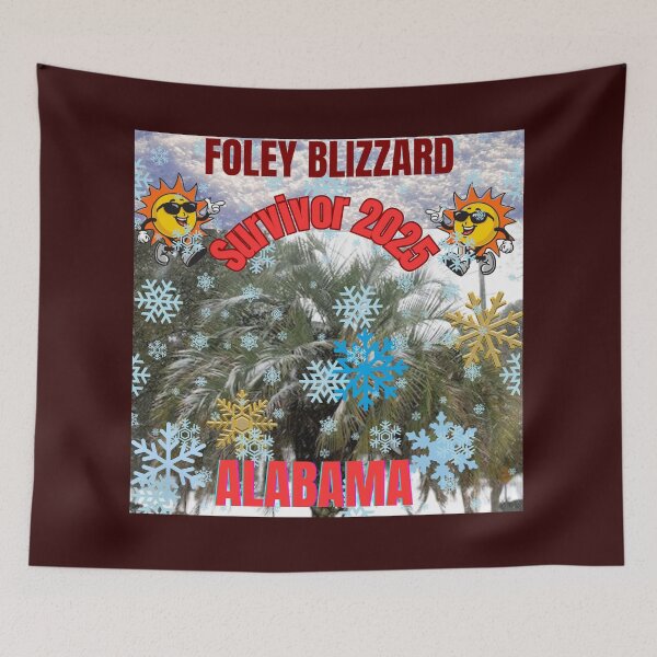 Item preview,  Foley Alabama 2025 Snowstorm Survivor – Historic Winter Storm T-Shirt designed and sold by Mrpalaad.