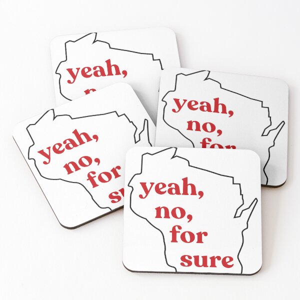 Item preview, Yeah no for sure (Badger red) designed and sold by cailin1000.