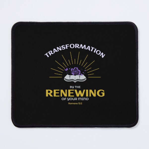 Item preview, Transformation By The Renewing Of Your Mind Faith Based Men Women designed and sold by HeavenlyHuesStudio.