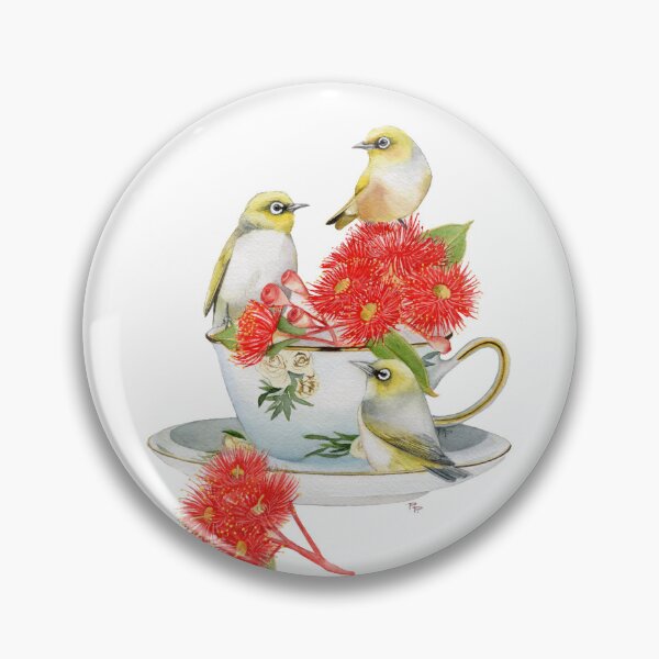 Item preview, Silvereyes Teacup designed and sold by PollaPosavec.