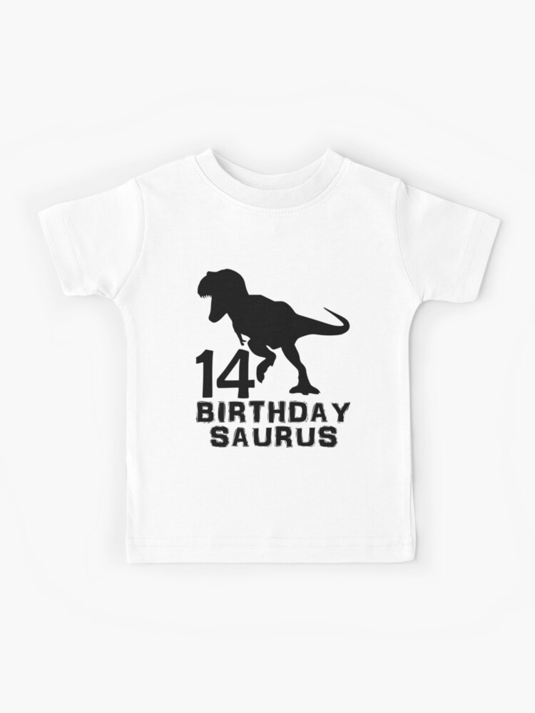 Camiseta para niños «14 años de fiesta de cumpleaños para hombre para mujer niños regalo camiseta dinosaurio Birthdaysaurus cumpleaños saurus Dino saur camiseta» de arcadetoystore | Redbubble Camiseta para niños «14 años de fiesta de cumpleaños para hombre para mujer niños regalo camiseta dinosaurio Birthdaysaurus cumpleaños saurus Dino saur camiseta» de arcadetoystore | Redbubble