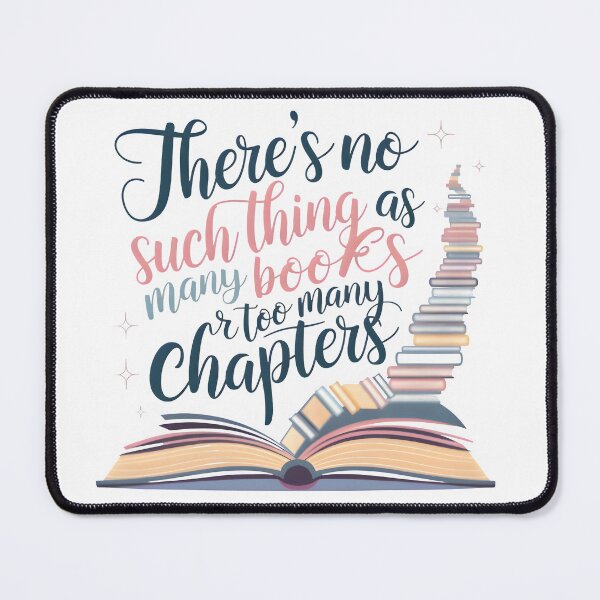 Item preview, Too Many Books? Never! - Book Lover's Quote Design. designed and sold by SalahuTheBoss.