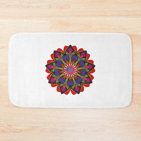 Item preview, Mandala flower design with complex patterns designed and sold by lotus2lin.