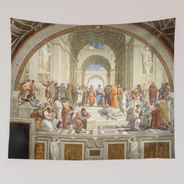 Item preview, School of Athens - Raphael's Renaissance Masterpiece (1509-1511) designed and sold by Under-TheTable.
