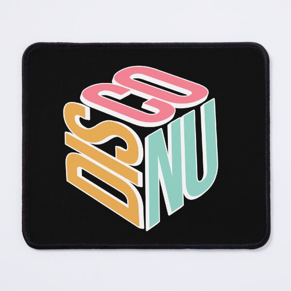 Item preview, NU DISCO - Disco Word Cube (Pink/White) designed and sold by Discothreadz.