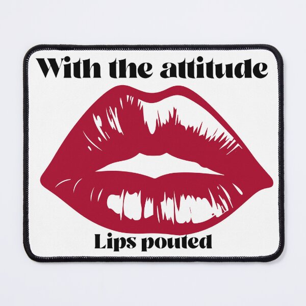 Item preview, Lips pouted designed and sold by Tracetees.