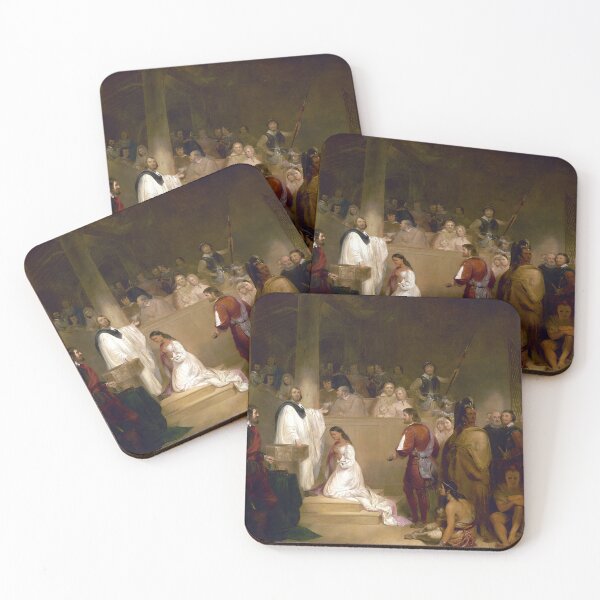 Item preview, The Baptism of Pocahontas - Historic Capitol Rotunda Art by John Gadsby Chapman designed and sold by Under-TheTable.
