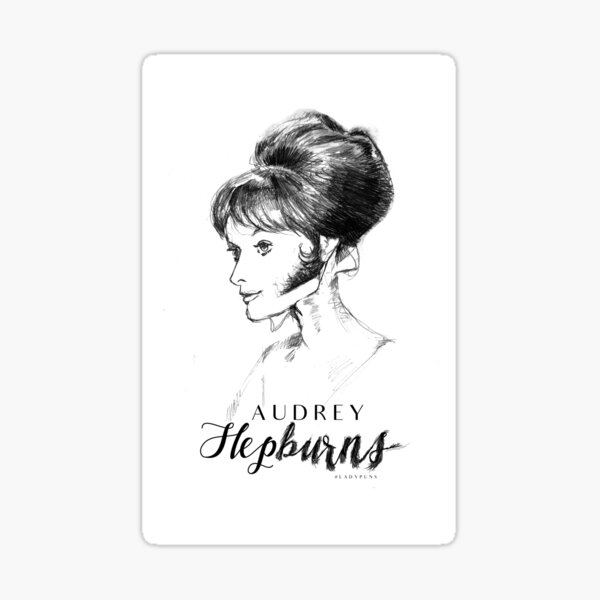 Audrey Hepburns Sticker