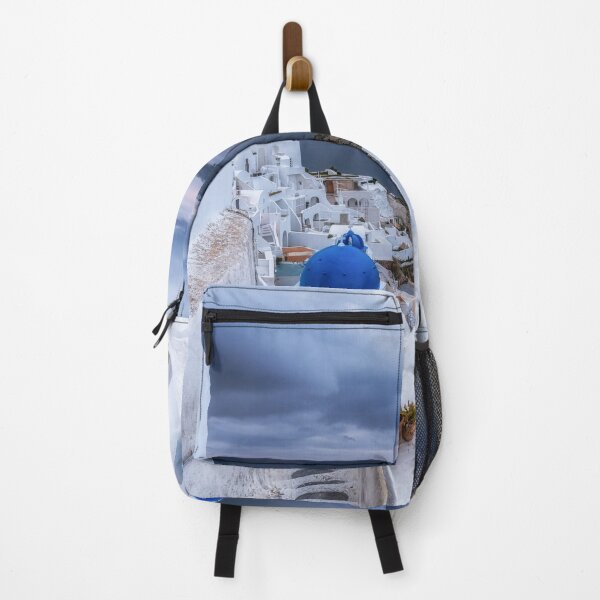 Item preview, Blue Domed Church in Santorini designed and sold by aaronchoi.