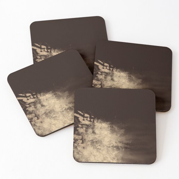 Item preview, Gold Dust Minimalist Brown Abstract designed and sold by BleuAbstracts.
