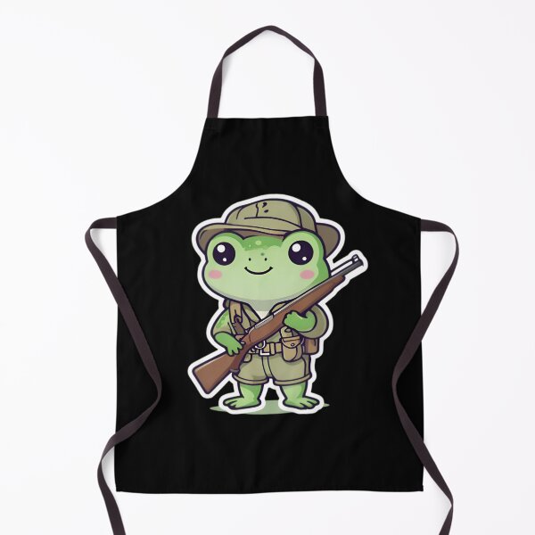 Item preview, A Cute Hunter Frog designed and sold by DWorriBHappi.