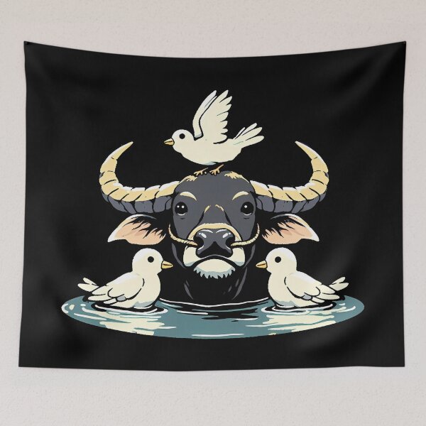 Item preview, Water Buffalo designed and sold by Funny Vintage Stickers And T-Shirts.