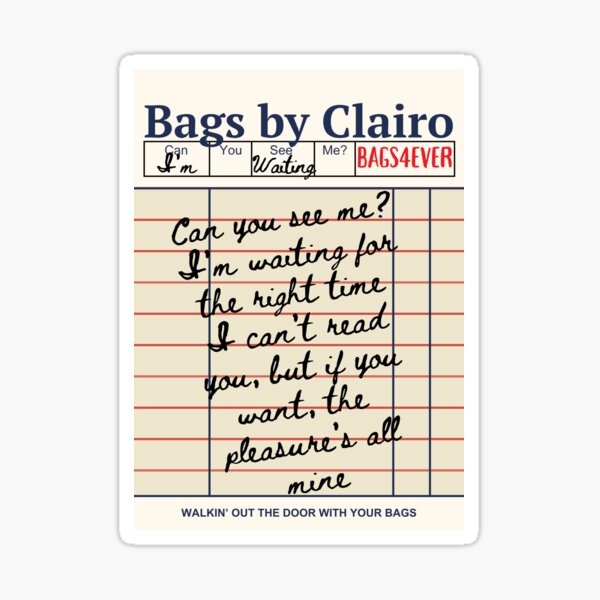 Item preview, Bag Tag - Bas by Clairo designed and sold by PopTagsProject.