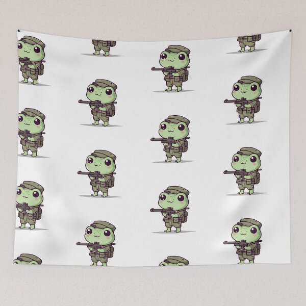 Item preview, A Cute Sniper Frog designed and sold by DWorriBHappi.
