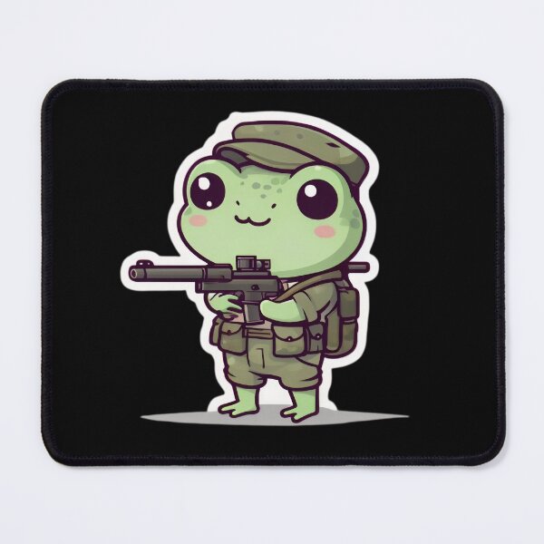Item preview, A Cute Sniper Frog designed and sold by DWorriBHappi.