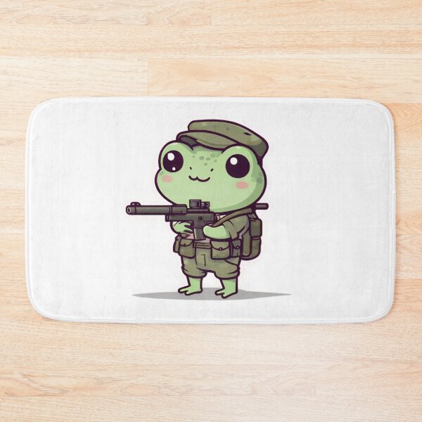 Item preview, A Cute Sniper Frog designed and sold by DWorriBHappi.