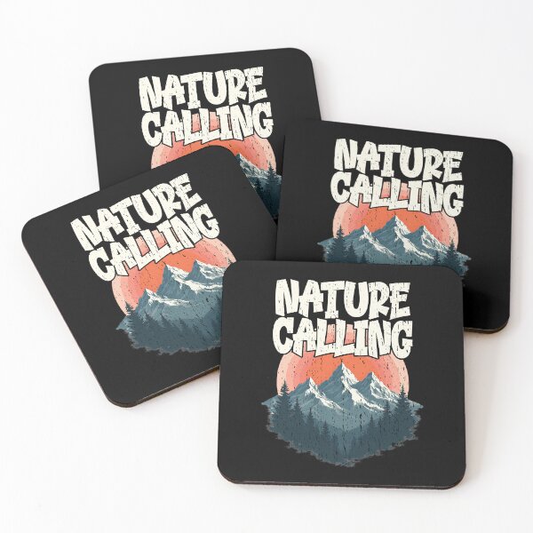 Item preview, NATURE CALLING hiking camping camper hiker adventurer wilderness adventures  designed and sold by Jt41.
