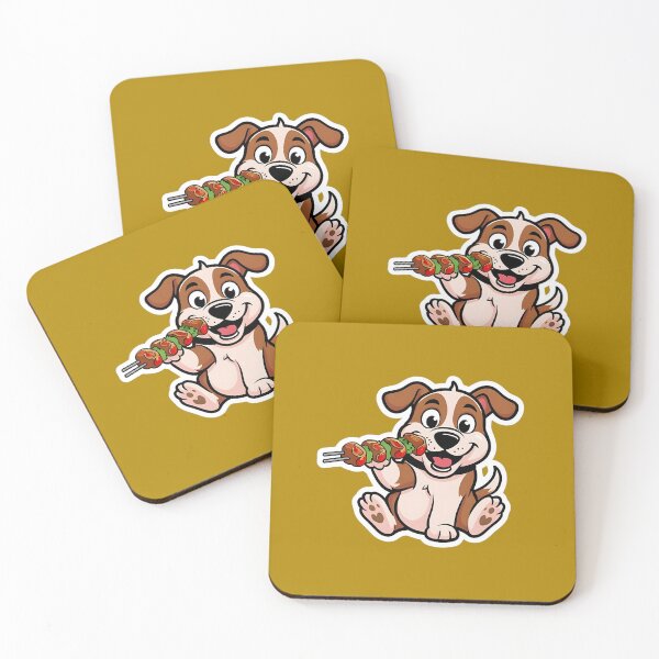 Item preview, dog craves kebabs | Shish-ka-BURN | Snack Attack| Feast at Gobble Gala designed and sold by Kids GobbleGala.