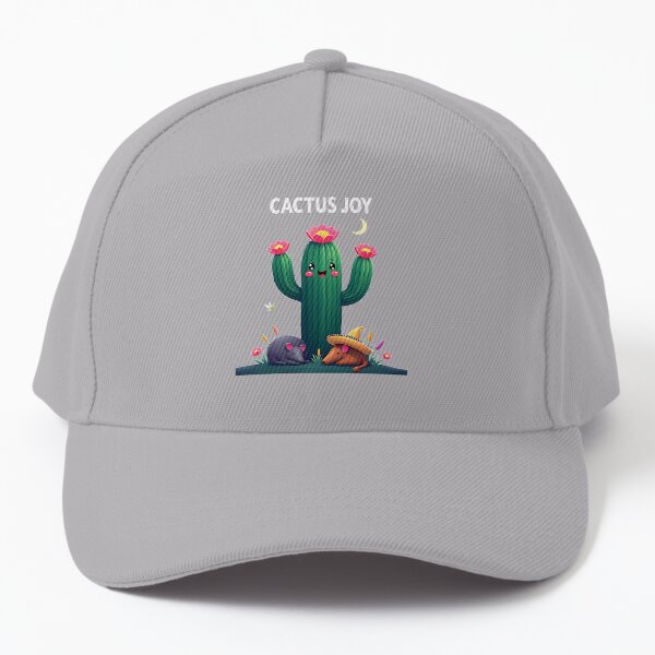 Vista previa del artículo con la obra «Cactus caprichoso y alegre con animales adorables», diseñado y vendido por Taans-Creation.