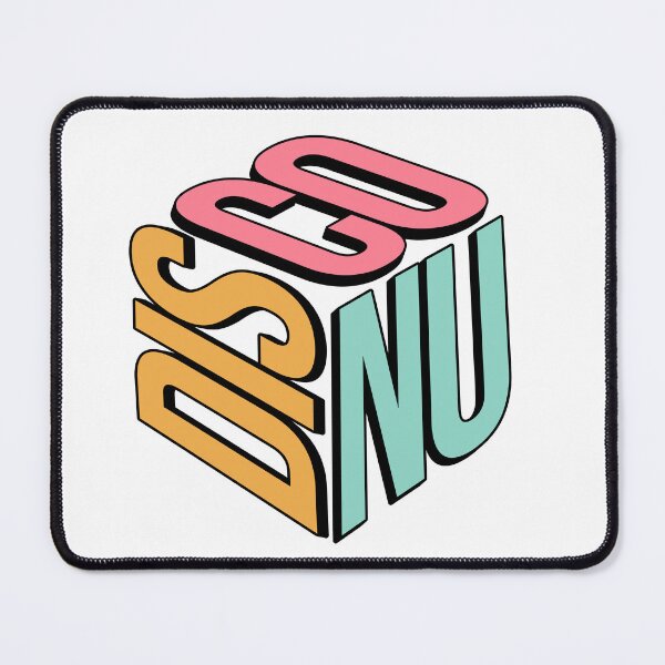 Item preview, NU DISCO - Disco Word Cube (black/pink) designed and sold by Discothreadz.