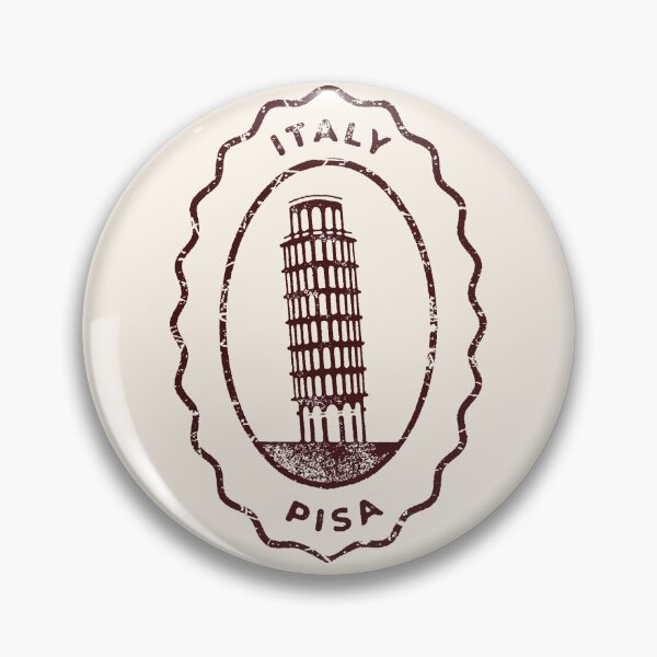 Item preview, Pisa Italy - Textured stamp designed and sold by PeachyLitchi.