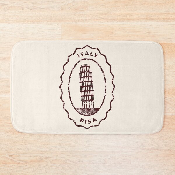 Item preview, Pisa Italy - Textured stamp designed and sold by PeachyLitchi.
