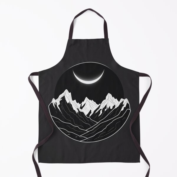 Item preview, Moonlit Peaks: Minimalist Nightscape designed and sold by Spicex2.