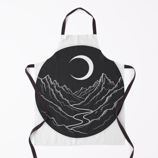 Item preview, Moonlit Mountain Landscape designed and sold by Spicex2.