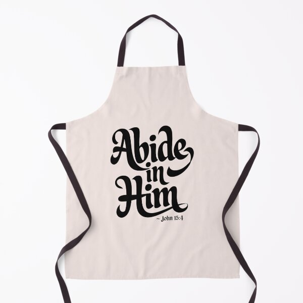 Item preview, Abide in Him John 15:4 | Calligraphy Bible Verse Inspirational Christian Faith Art designed and sold by  KnitLuv.