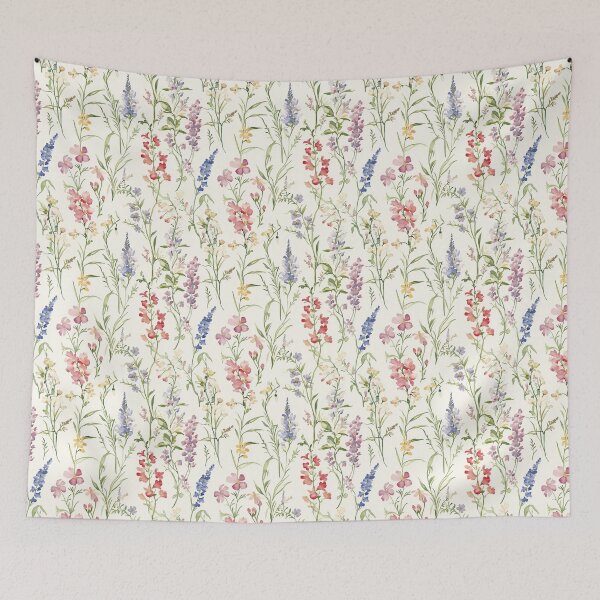 Item preview, Watercolor Native French Flora, Flower, Wild Flowers, Bush Flowers  designed and sold by PapuruDesigns.