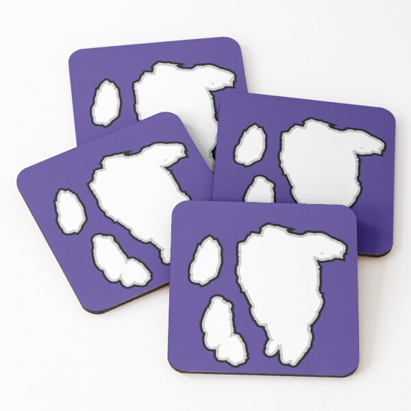 Item preview, Big White Cow Pattern | Purple Cowhide Pattern designed and sold by PatternPen.