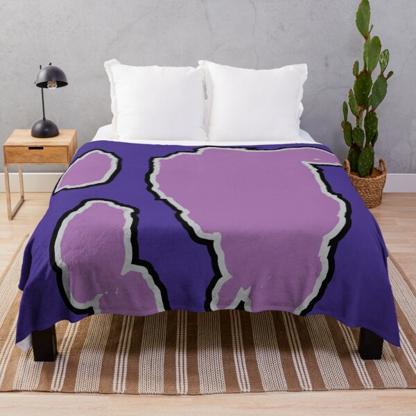 Aperçu de l'œuvre Motif vache violette | Motif peau de vache violette créée et vendue par PatternPen.