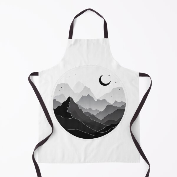 Item preview, Moonlit Mountain Silhouette designed and sold by Spicex2.