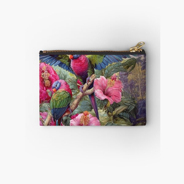 Item preview, Hibiscus and lorikeets designed and sold by andreisky.