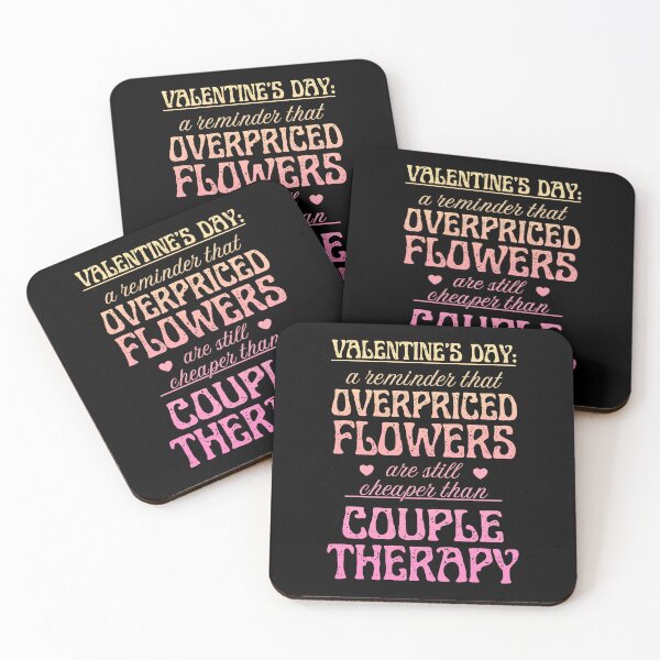 Item preview, Overpriced Flowers and Couple Therapy | Cynic Valentine's Day designed and sold by ObsidianDaz.
