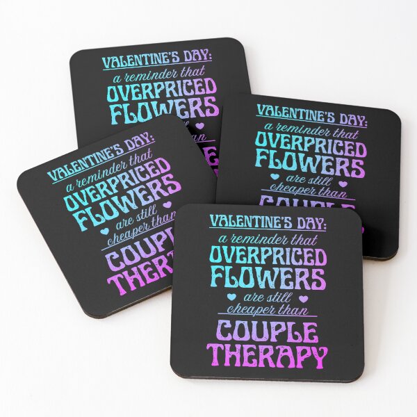 Item preview, Overpriced Flowers and Couple Therapy | Cynic Valentine's Day designed and sold by ObsidianDaz.