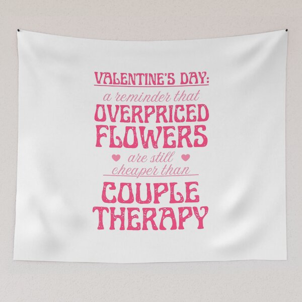 Item preview, Overpriced Flowers and Couple Therapy | Anti-Valentine's designed and sold by ObsidianDaz.
