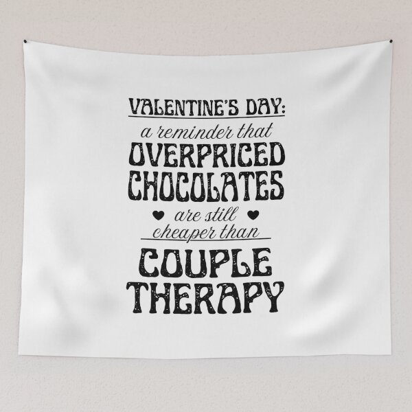 Item preview, Overpriced Chocolate and Couple Therapy | Cynic Valentine's Day designed and sold by ObsidianDaz.
