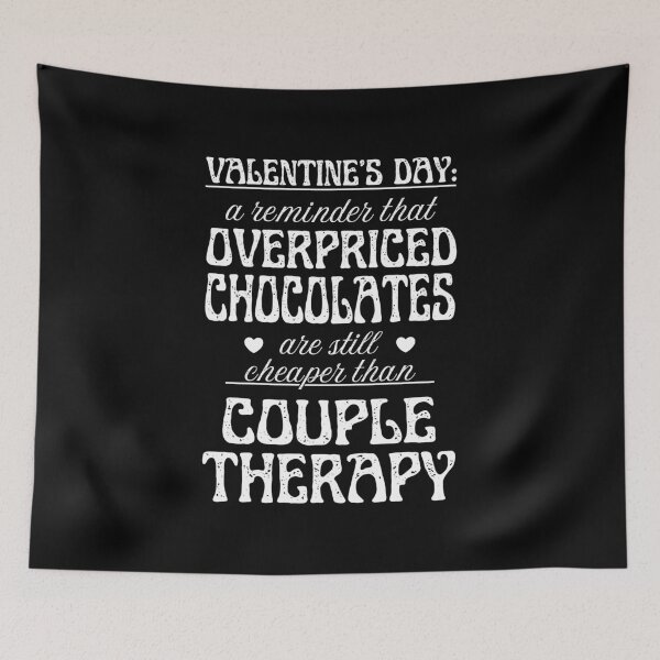 Item preview, Overpriced Chocolate and Couple Therapy | Cynic Valentine's Day designed and sold by ObsidianDaz.