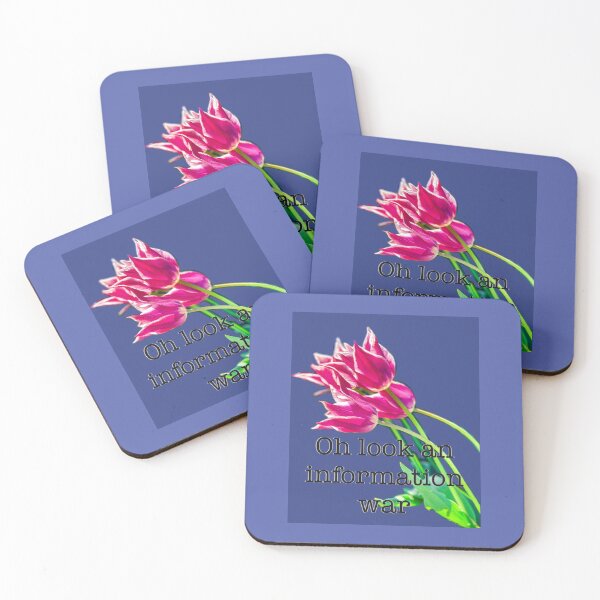 Item preview, Anti fascist, Oh look an information war, flowers blooming  designed and sold by aadventures.