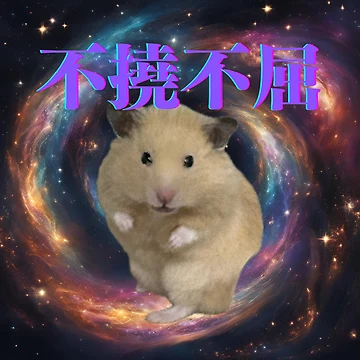 Artwork thumbnail, The indomitable hamster by RyoStar