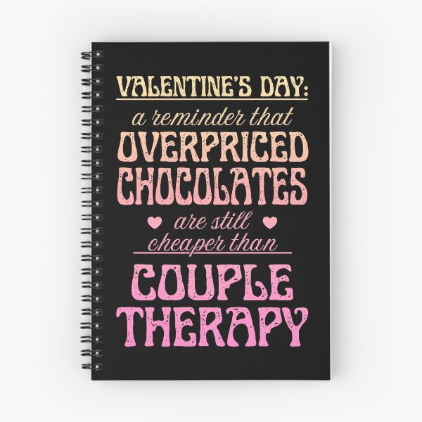Item preview, Overpriced Chocolate and Couple Therapy | Cynic Valentine's Day designed and sold by ObsidianDaz.