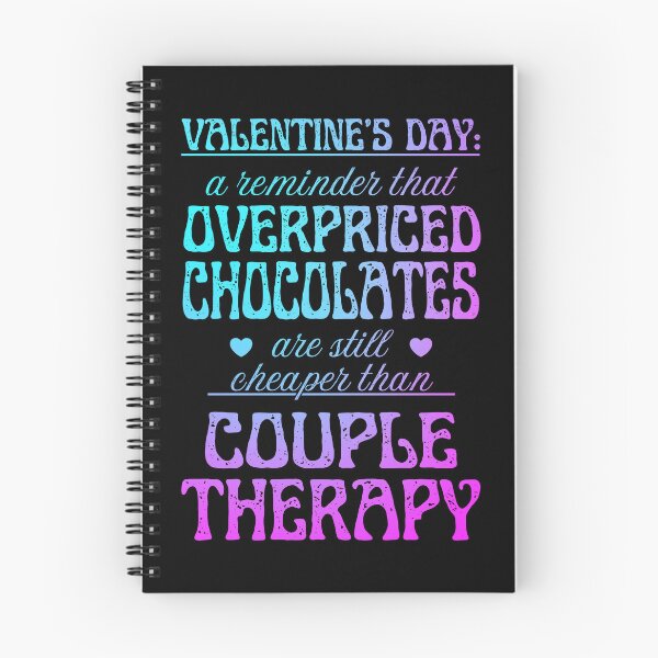 Item preview, Overpriced Chocolate and Couple Therapy | Cynic Valentine's Day designed and sold by ObsidianDaz.