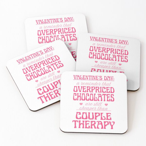 Item preview, Overpriced Chocolate and Couple Therapy | Anti-Valentine's designed and sold by ObsidianDaz.