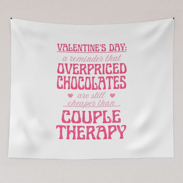 Item preview, Overpriced Chocolate and Couple Therapy | Anti-Valentine's designed and sold by ObsidianDaz.