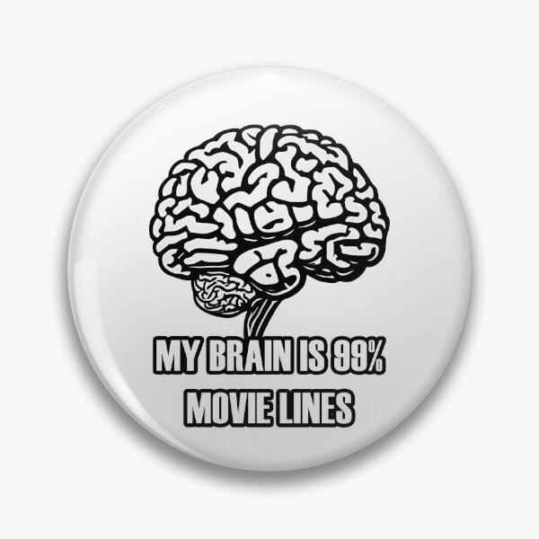 Item preview, My Brain is 99% Movie Lines 1 designed and sold by Tom-Johnson.
