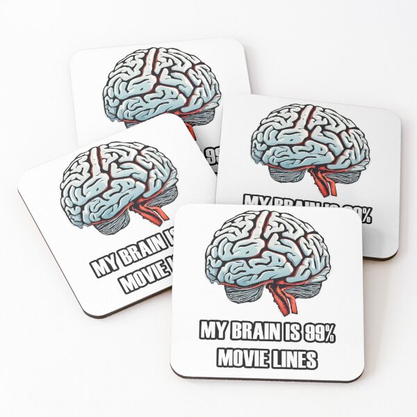Item preview, My Brain is 99% Movie Lines 2 designed and sold by Tom-Johnson.