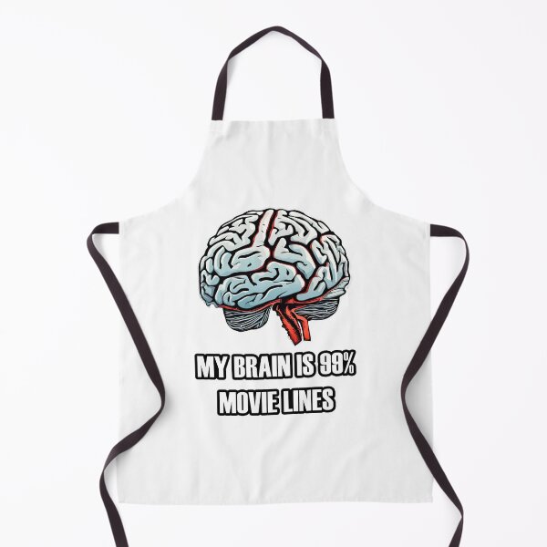 Item preview, My Brain is 99% Movie Lines 2 designed and sold by Tom-Johnson.