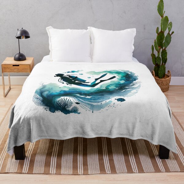 Item preview, Scuba Diver Silhouette designed and sold by Gentle40Winks.
