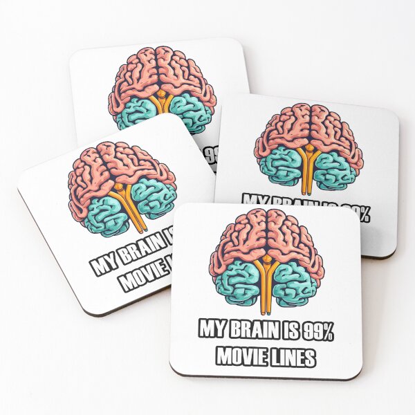 Item preview, My Brain is 99% Movie Lines 3 designed and sold by Tom-Johnson.